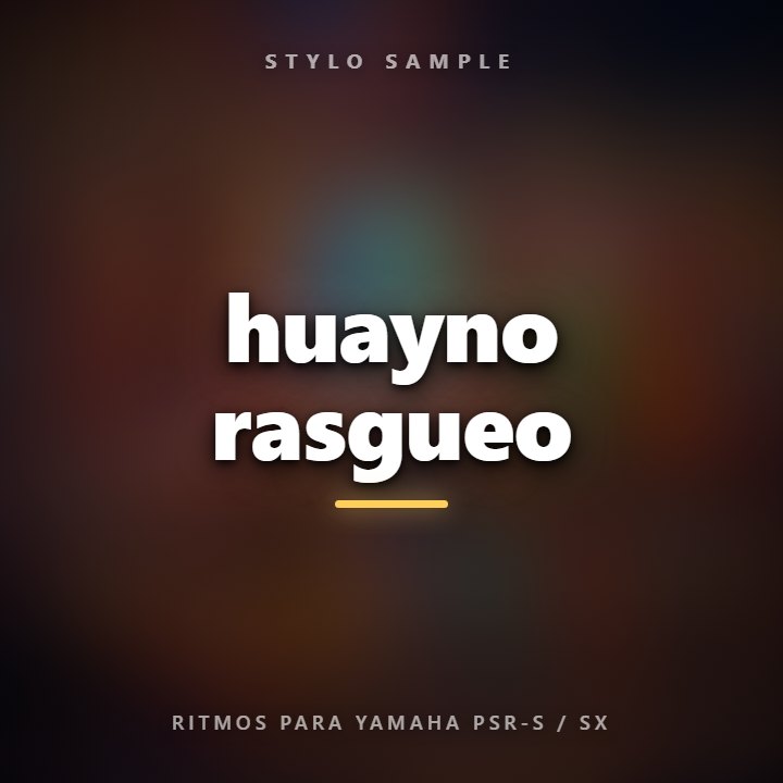 huayno rasgueo
