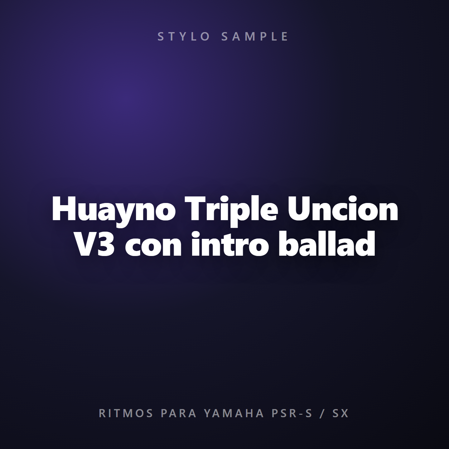 Huayno Triple Uncion V3 con intro ballad